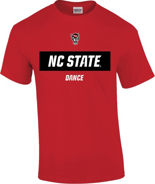 Red Short Sleeve Tee - NC State Dan